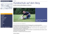 Hundeschule auf dem Berg